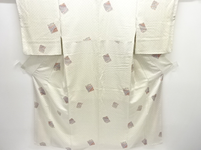 JAPANESE KIMONO / KOMON / FLORAL SARASA
